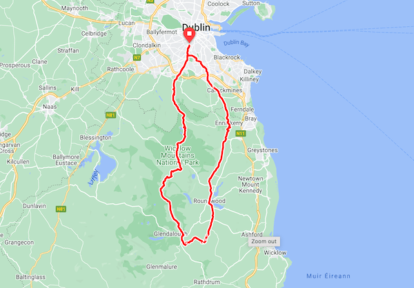 Map of Trooperstown route